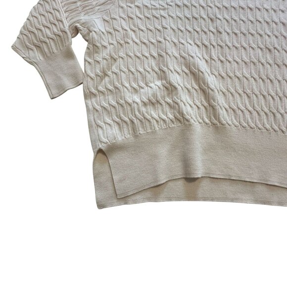 Cami NYC Giana Cable-Knit Merino Wool Relaxed Fit Sweater, M, NWT - Picture 11 of 15